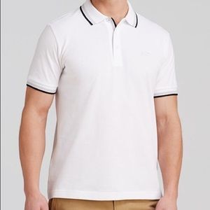 Hugo Boss White Cotton Polo